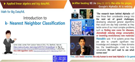 [그림 Ⅱ-3] Math for Big Data / Machine Learning 강의록 일부