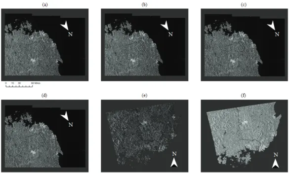 Fig. 4 Reference areas of backscatter normalisation