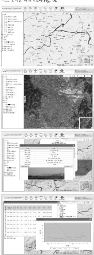 Fig. 6. Basic and satellite map of research network. 