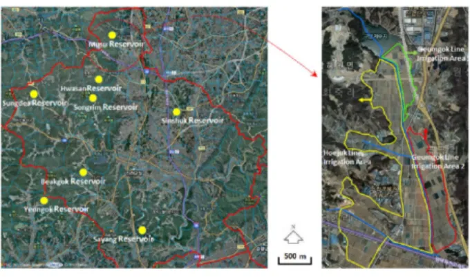 Fig. 1 Study site Table 1 Present conditions of Musu reservoir