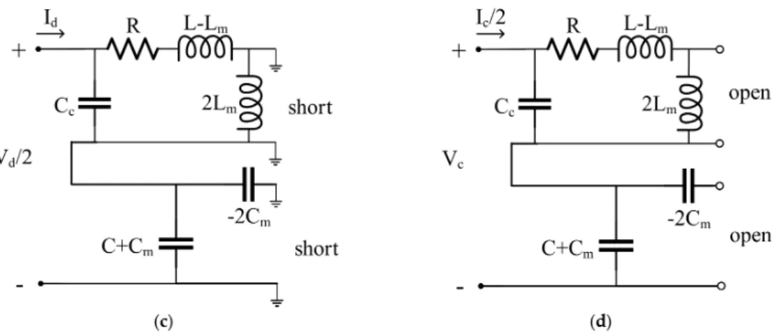Figure 3. (a) Practical equivalent circuit for practical mixed coupling wireless power transfer (MPT)