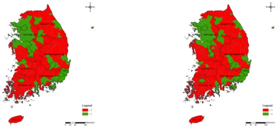 Fig. 5 Regional pattern classification of prevention ability