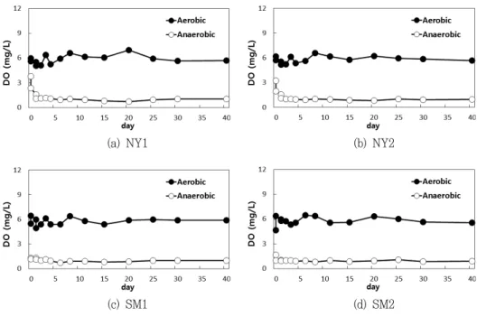 Fig.  4  Variations  of  DO  concentrations  in  the  water  column  at  the  release  experiment