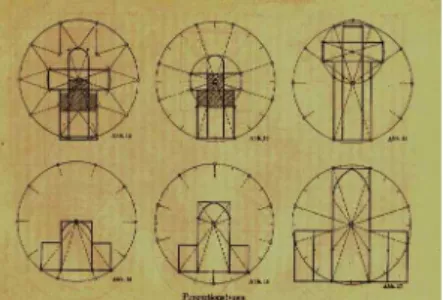 Fig. 15 Sectional analysis of the nave (left.