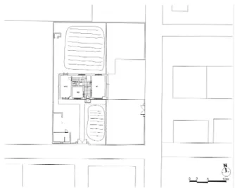 Fig. 6 Site plan of Sa Cheong-nyong’s House(6명), 함경북도(5명), 강원도(2명), 경상남도(1명), 충청남도(1명) 순으로 경상북도와 함경북도가 제일 많은 것으로 나타났고 경상남도와 충청남도가 제일 적게 조사되었다