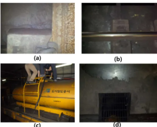 Fig. 5. Image in subway tunnel.