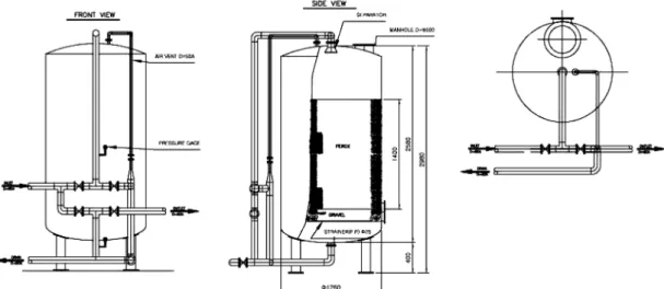 Fig.  5  Design  drawing  of  device  to  remove  iron  and  manganese