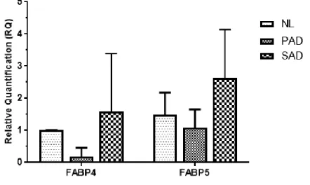 Figure 6. qRT-PCR result displayed increased FABP5 expression in the SAD  mouse  skin