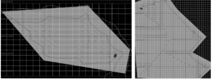 Fig.  11  Test  results  of  automatic  path  generation  and  trac- trac-king  for  5  m  grid