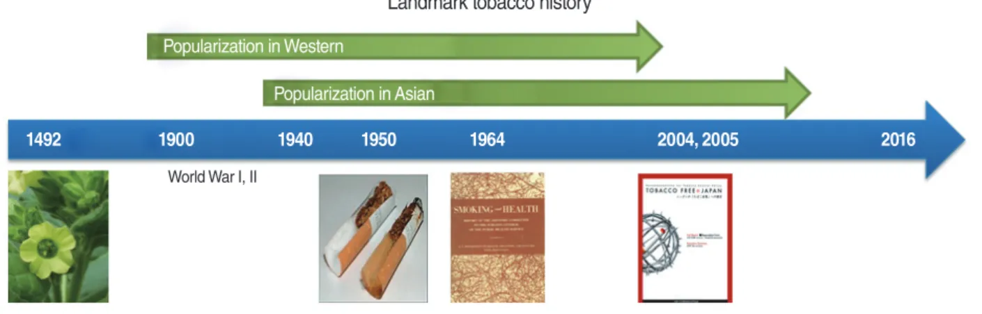 Figure 2. Relative risk (RR) of smoking for lung cancer, UK. Adapted   from Doll et al