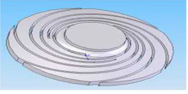 Fig 4. Layout of Motor Assembly for Fuel Boost Pump 또한 모터 드라이브 및 EMI Filter 부의 가이 드 형상을 상부몸체에 설계하였으며 모터 지지 베어링을 위한 가드부분도 상부몸체에 넣어 중 량감소 및 Size를 줄이기 위해 모터조립체 외부 형상과 간섭설계를 반복 수행하여 Fig