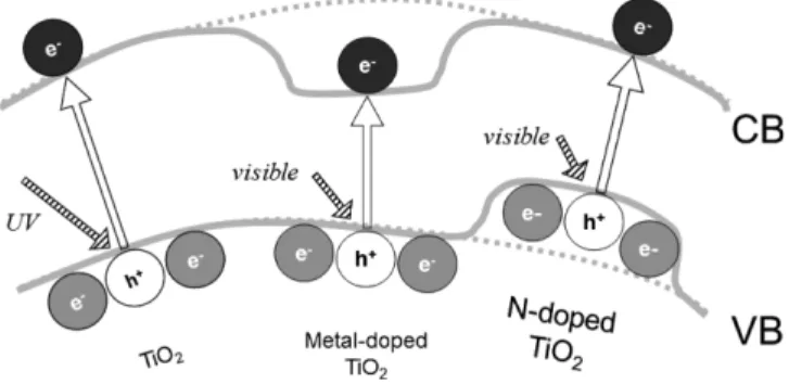 Table 2. Representative functional classification of titania surface modifications