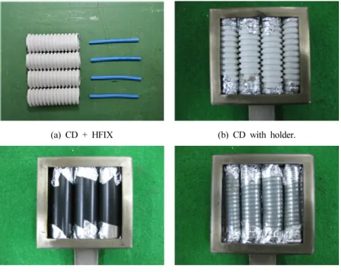 Figure 3. Specimen condition for smoke density test.