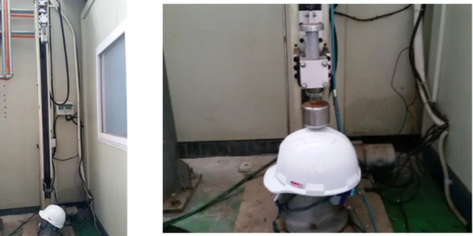 Figure 2. Shock absorption test.