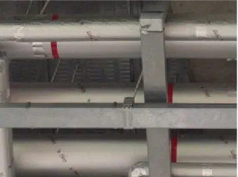 Figure 3. Usage of pipe insulation material.