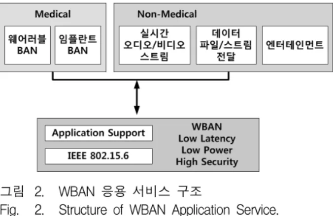 Fig. 2. Structure  of  WBAN  Application  Service.