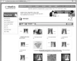 Fig. 2. Example of using hypermedia in medical education: