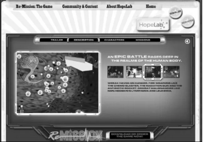 Fig. 4. Example of using game in medical education: screen of