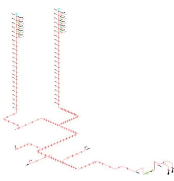 Figure 2. Isometric diagram for seismic analysis (2) .