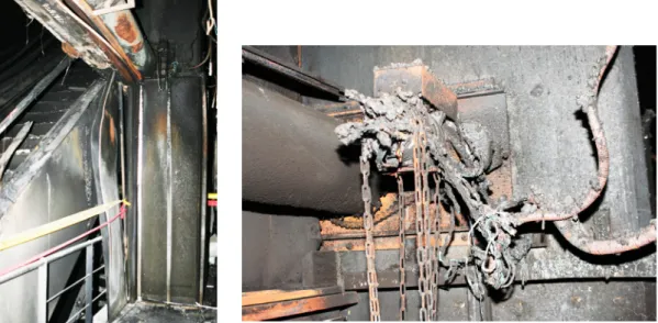 Figure 11. Motor of a screen fireproof shutter next to fire origin.