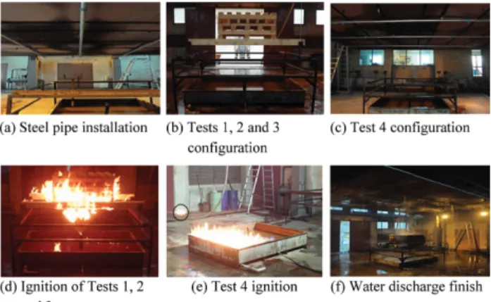 Figure 12. Pipe images after the fire test by UL852 test steps.