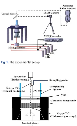 Fig. 1. The experimental set-up
