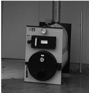 Figure 2. Firewood boiler.