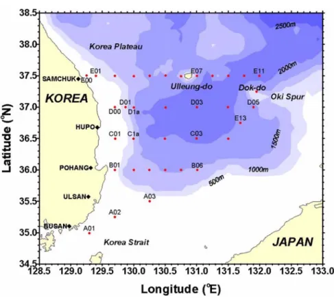 Fig. 3 presents horizontal distributions of temperature and salinity observed from 19 to 31 July 2005