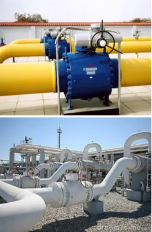 Fig. 1 Example of ball valve for gas pipeline 2,3)