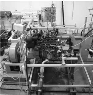 Fig. 1 Experimental setup of Hydrogen enriched LPG Engine러한 장점을 바탕으로 강화되고 있는 배기가스 규제에서 환경오염이 적고 에너지 효율을 향상시킬 수 있는 LPG 연소 및 분사 개선에 관한 연구가 진행되고 있으며, 국내에서는 기관성능 및 연료소비율을 개선시키고 유해배출가스의 저감 등을 위하여 정확한 연료공급이 가능한 LPLi (Liquid Phase LPG injection) 시스템이 개발되어 보편적으로 사
