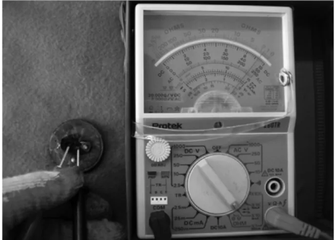 Figure 8. The resistance measure of damaged capacitor after reappearance experiments.
