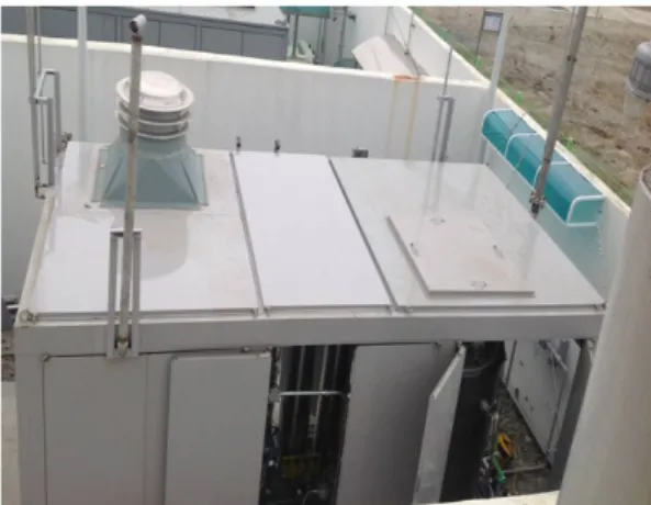 Fig. 1 Appearance of hydrogen generation system for HCNG  fueling station1. 서  론현재 세계 에너지원의 대부분을 차지하고 있는 석유는 2020년을 전후로 가스에게 그 자리를 넘겨 줄 것으로 예상되고 있으며 궁극적으로 21세기 후반에는 수소에너지가 가장 큰 에너지 비중을 차지할 것으로 예상되고 있다.1~2)  더욱이 고유가 시대의 도래와 환경규제의 강화로 인해 대체에너지 엔진 및 수소엔진,  수소