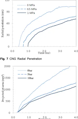 Fig. 7 CNG Radial Penetration