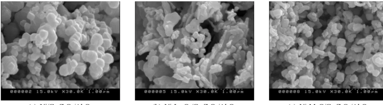 Fig. 3 TPR patterns of various catalysts