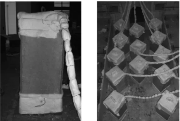 Figure 3. Specimen setting in furnace.