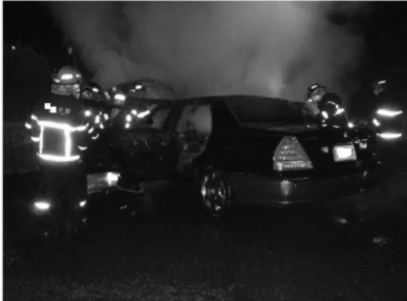 Figure 11. Image of road of when put out the fire.