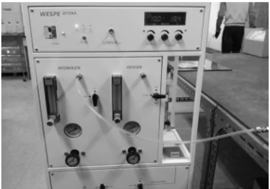 Fig. 4 PEM (Proton Exchange Manbrane) Electrolysis 7) Fig. 5 P.E.M Type electrolyser made by WESPE 8)