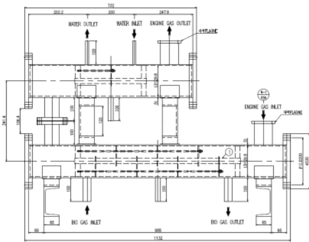 Table 1 Specifications of the gas engine generator Type Vertical water-cooled