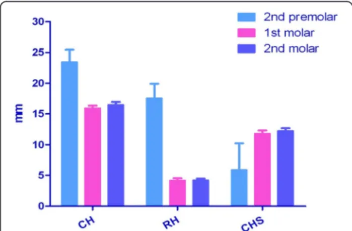 Table 2 The horizontal position of the bony canals according to the tooth region