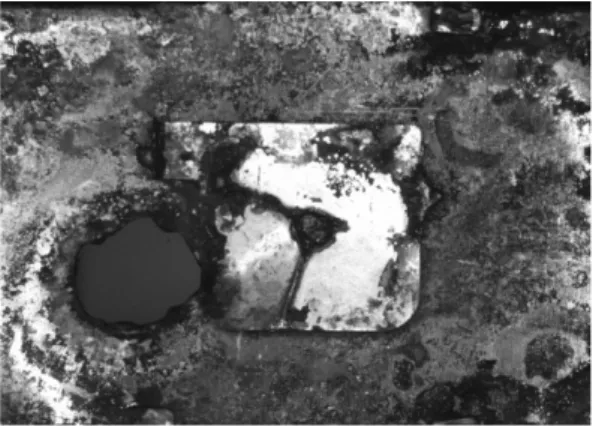 Figure 13.  Heating plate of the mosquito repellent mat after burning.