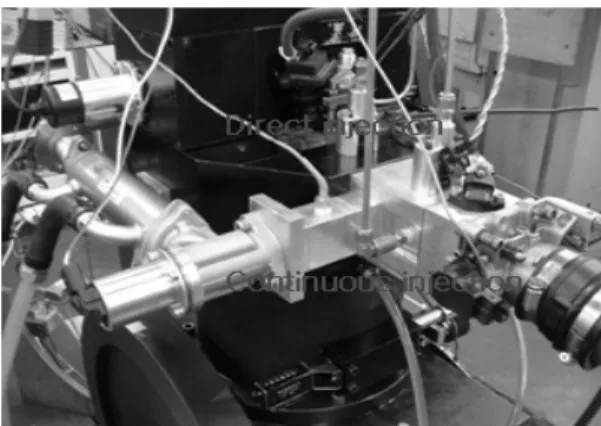 Fig. 1 Schematic diagram of experimental apparatus Fig. 2 Installed positions of direct injector and auxiliary port  injector in research DING engine.
