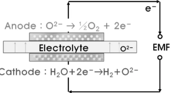 Fig. 2 Scheme of the experimental setup for solid oxide cell  (SOC) testing.