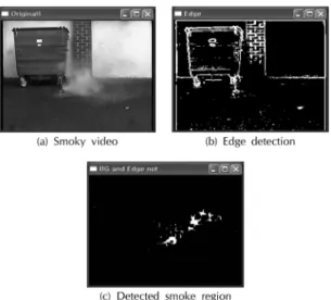 Figure  7.  Simulation  results  of  flame  detection.