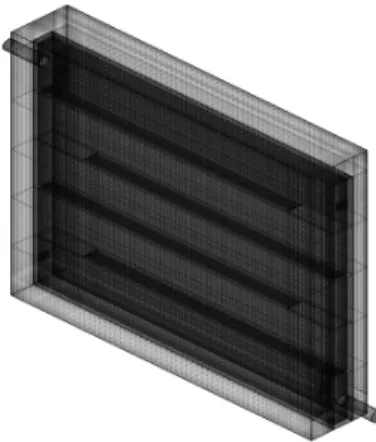 Fig. 2 Mesh with base model for analysis.