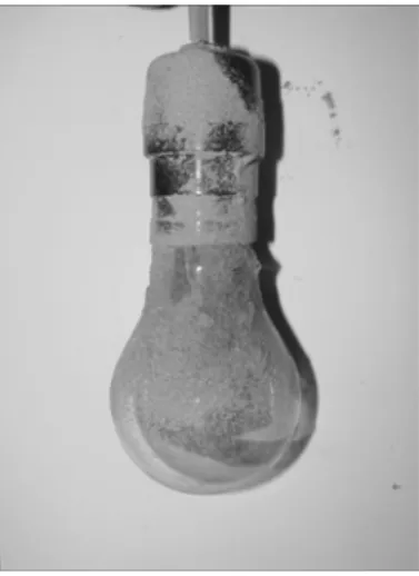 Fig.  3(d)의 조건으로 실험한 결과  Fig.  10,  Fig.  11와 같은  결과를  얻을  수  있었다.  시간에  따른  온도를  측 정하였다