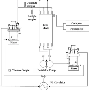 Fig. 1 Schematic diagram of EED stack