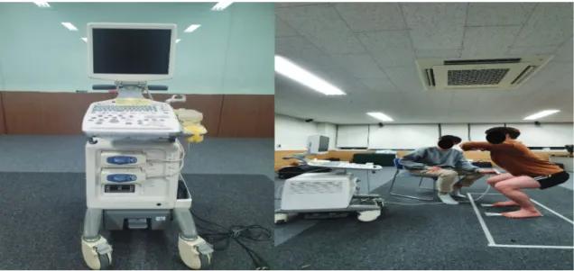 Fig.  3.  Ultrasound  measuring  equipment.