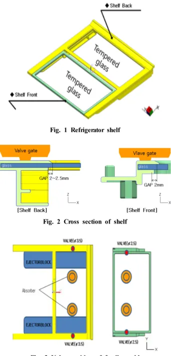 Fig. 1 Refrigerator shelf