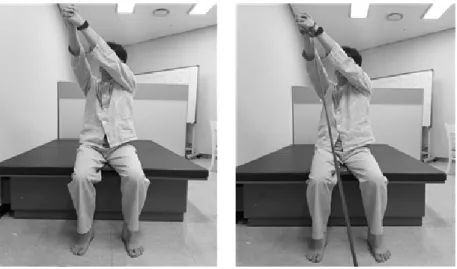 Fig. 3. Sitting with balance pad.