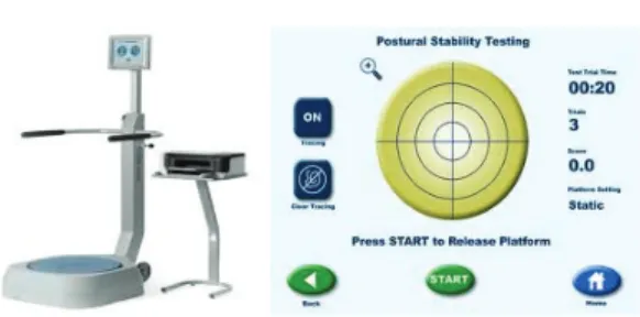 Fig. 1. The device of Biodex for balance. 